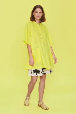 Bluser<BITTE KAI RAND Airy linen bluse BLACK