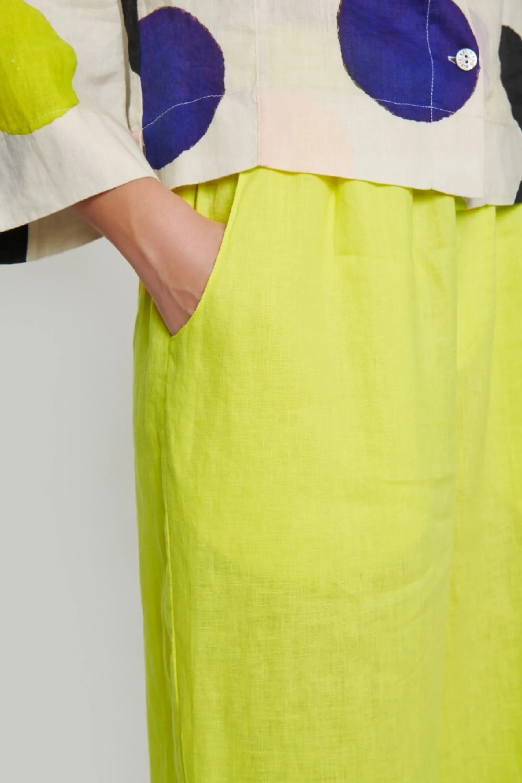Bukser | Bukser<BITTE KAI RAND Airy linen bukser WHITE