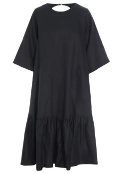 Kjoler<BITTE KAI RAND Airy linen kjole BLACK