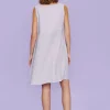 Kjoler<BITTE KAI RAND Airy linen ærmeløs kjole BLACK