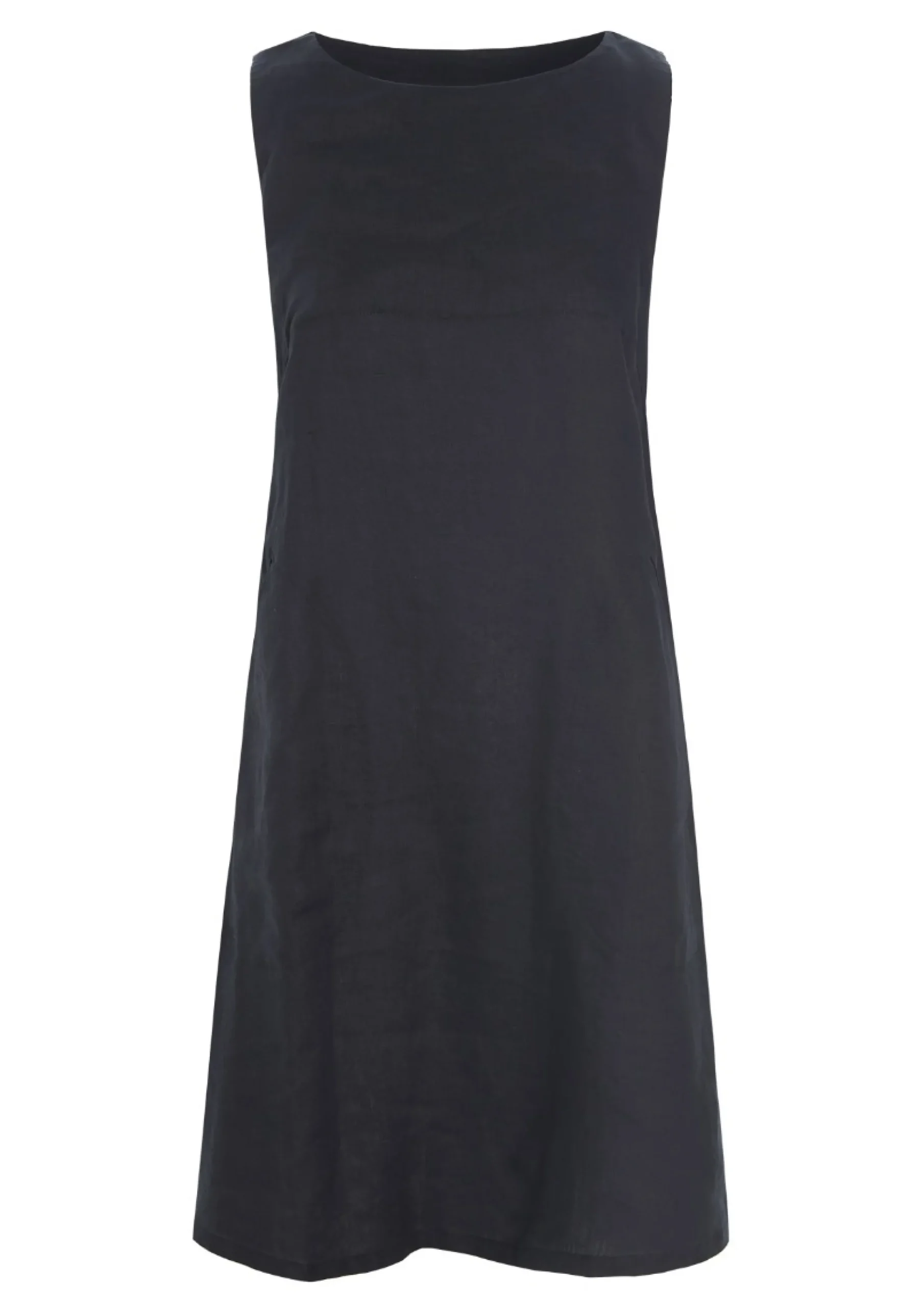 Kjoler<BITTE KAI RAND Airy linen ærmeløs kjole BLACK