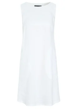 Kjoler<BITTE KAI RAND Airy linen ærmeløs kjole BLACK