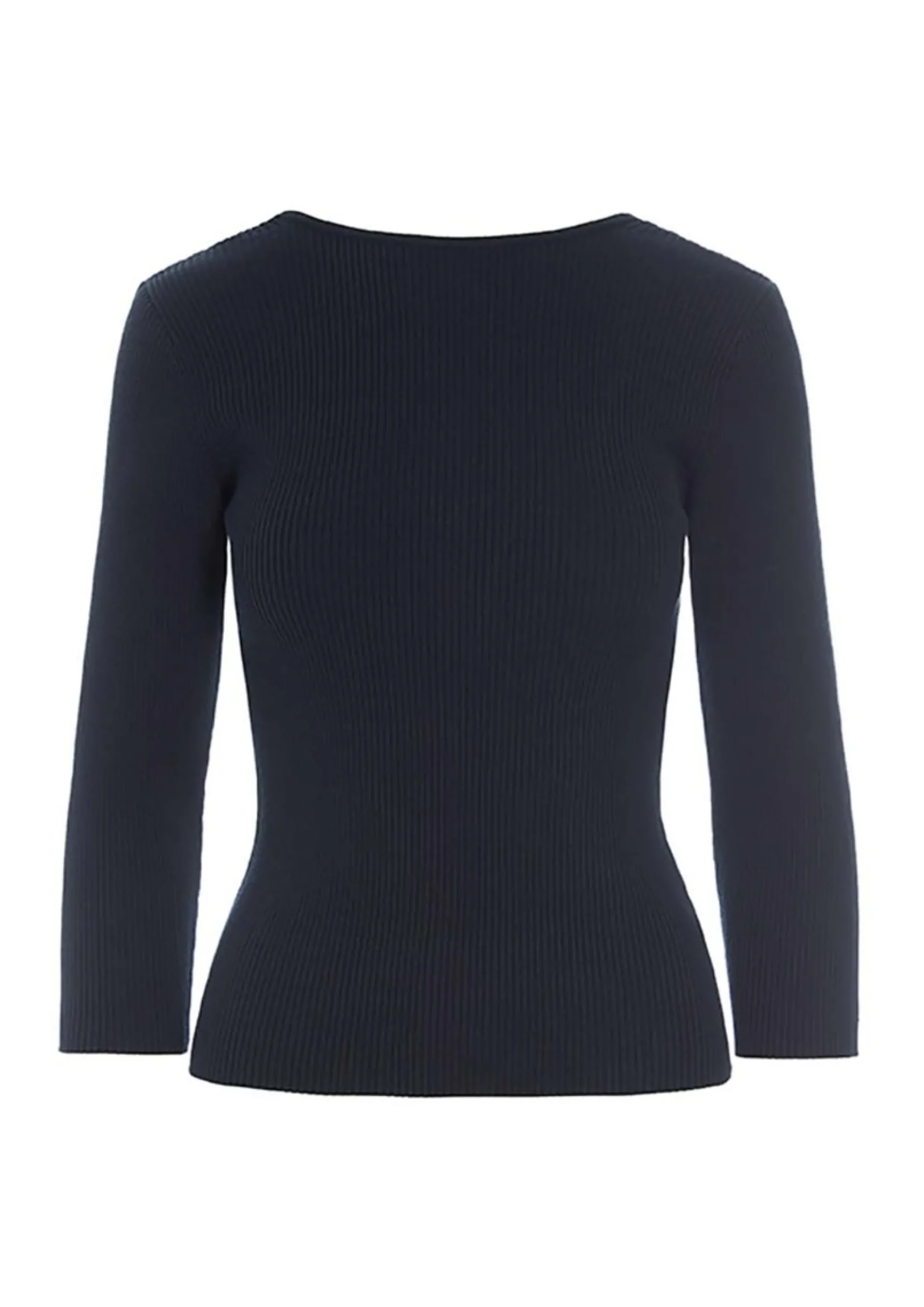 Bluser<BITTE KAI RAND Bloom bluse med 3/4 ærme BLACK