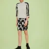 Bluser<BITTE KAI RAND Bloom knit højhalset bluse IVORY/BLACK
