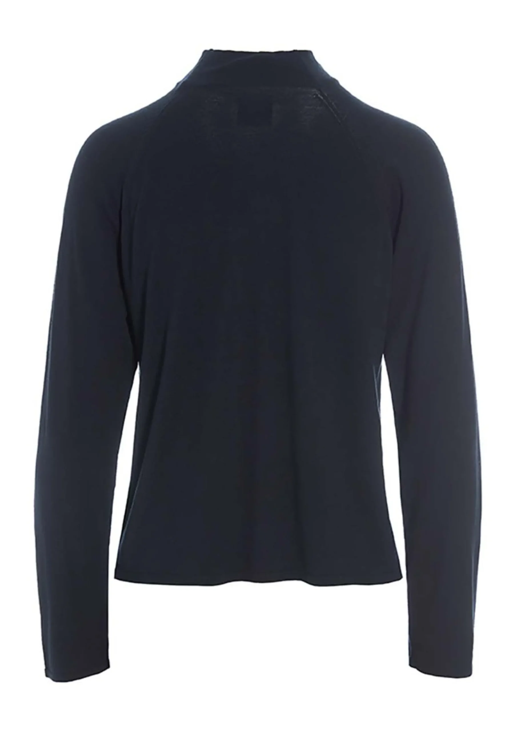 Bluser | Strik<BITTE KAI RAND Bloom langærmet bluse BLACK/PALEPINKDETAIL