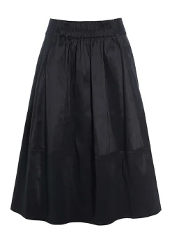 Nederdele<BITTE KAI RAND Changeant stretch nederdel BLACK