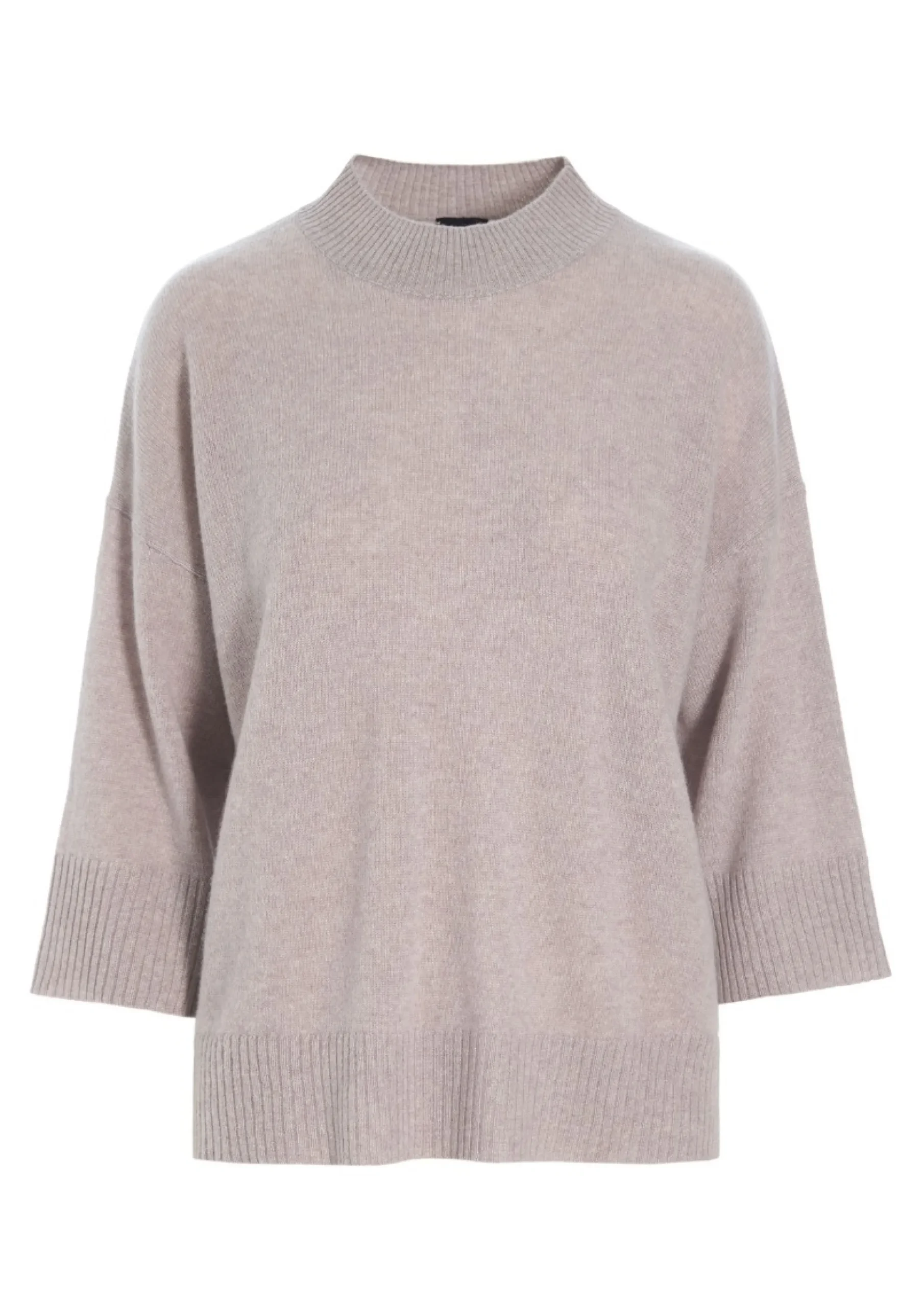 Bluser | Strik<BITTE KAI RAND Cloud cashmere bluse med rund hals SUNSETORANGE
