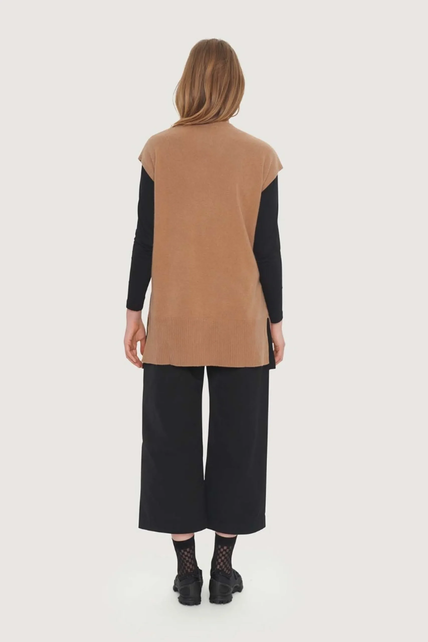 Veste | Strik<BITTE KAI RAND Cloud cashmere vest INKBLUE