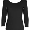 T-shirts & Toppe<BITTE KAI RAND COLUMN JERSEY T-SHIRT BLACK