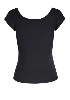 T-shirts & Toppe<BITTE KAI RAND COLUMN JERSEY T-SHIRT BLACK