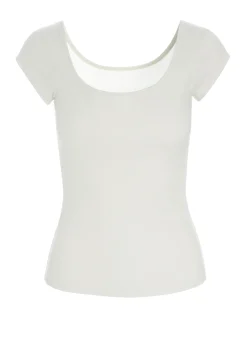 T-shirts & Toppe<BITTE KAI RAND COLUMN JERSEY T-SHIRT BLACK