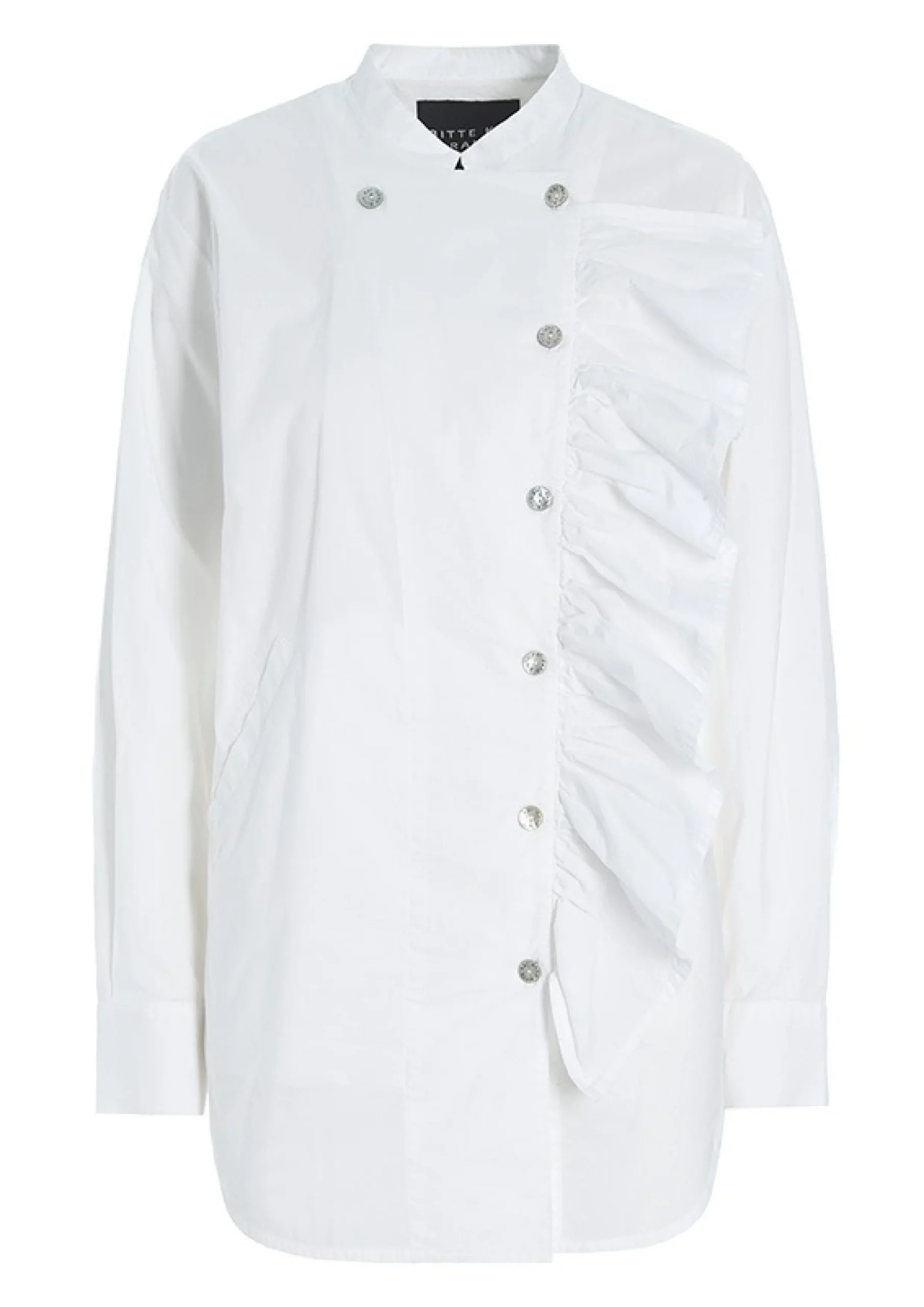 Skjorter<BITTE KAI RAND Core cotton flæse skjorte WHITE