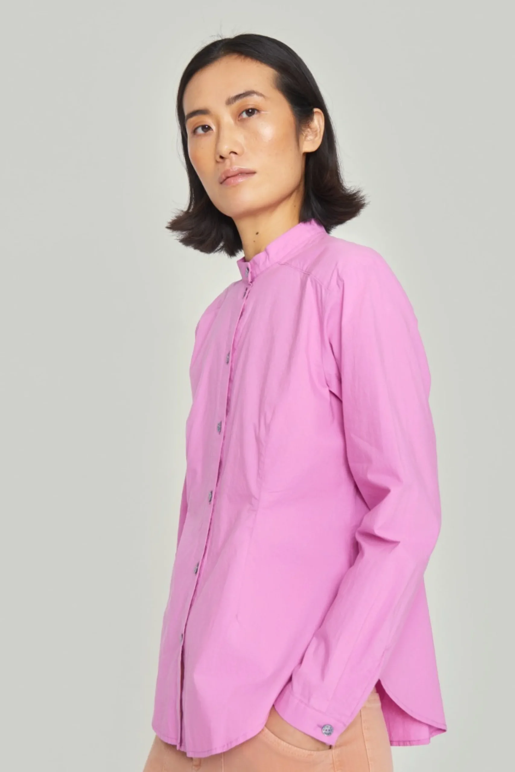 Skjorter<BITTE KAI RAND Core cotton skjorte BLACK