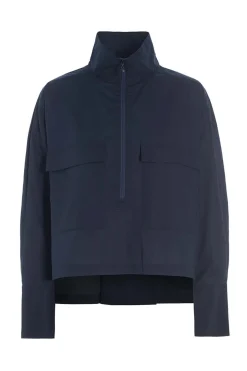 Skjorter<BITTE KAI RAND Core cotton skjorte med lynlås DARKMIDNIGHT