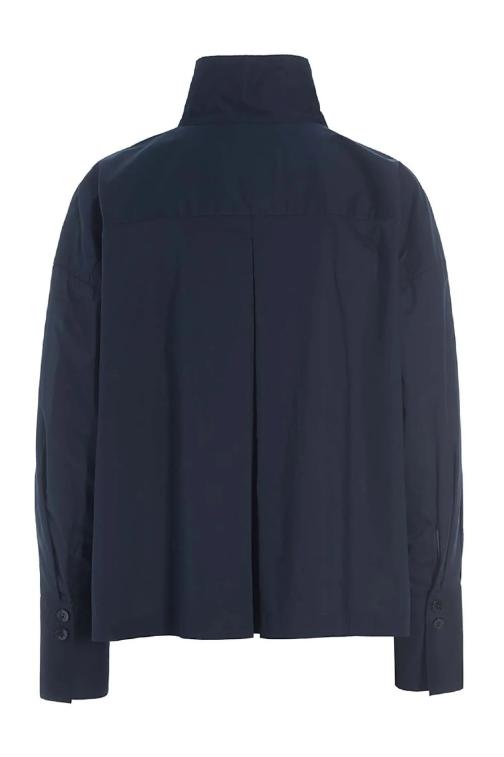 Skjorter<BITTE KAI RAND Core cotton skjorte med lynlås DARKMIDNIGHT