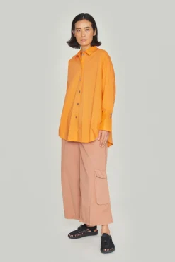 Skjorter<BITTE KAI RAND Core cotton stor skjorte LILAC