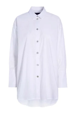 Skjorter<BITTE KAI RAND Core cotton stor skjorte DARKMIDNIGHT