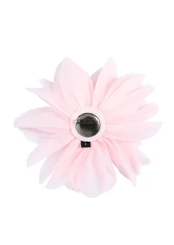 Accessories<BITTE KAI RAND Fabric flower broche BLACK