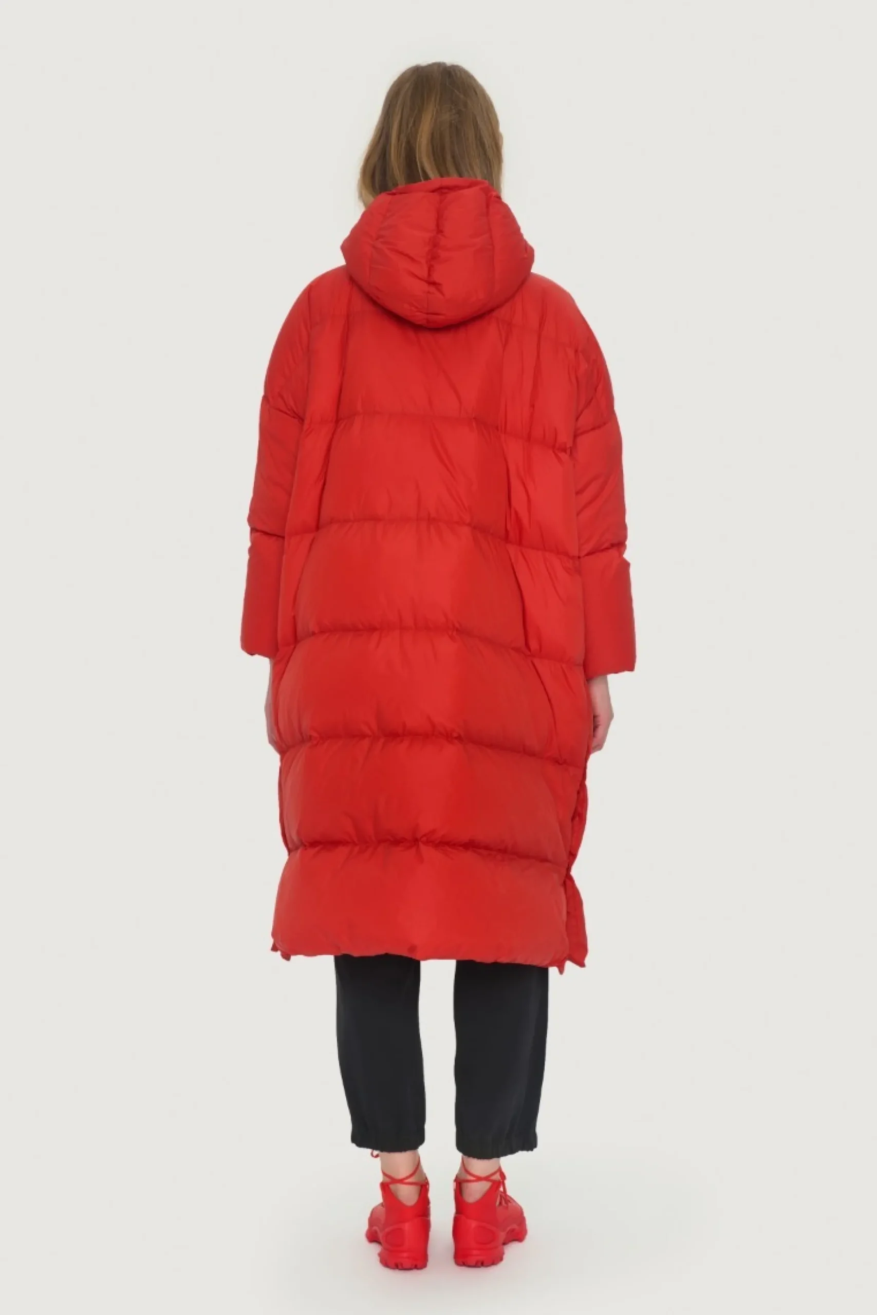 Frakker & Overtøj<BITTE KAI RAND Feather down oversize frakke BLACK