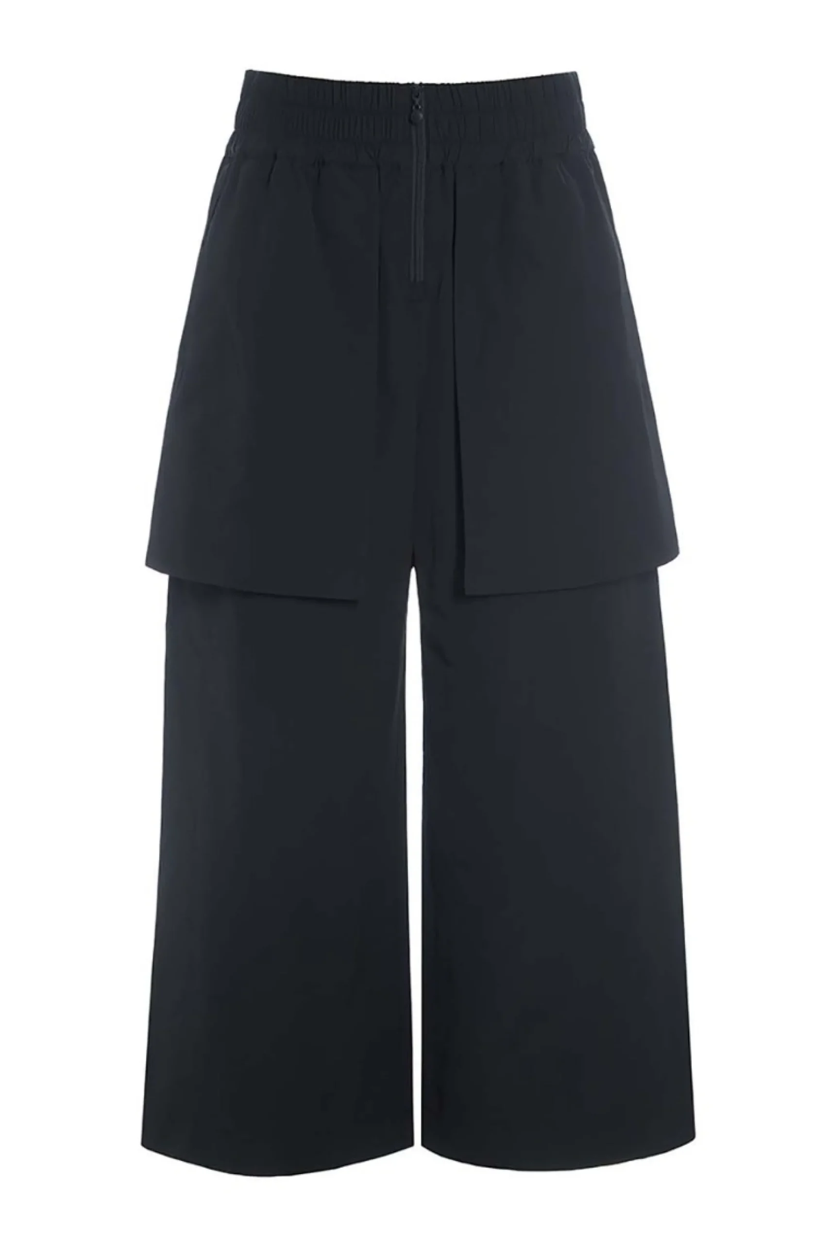 Bukser | Bukser<BITTE KAI RAND Fukkura poplin culotte bukser BLACK