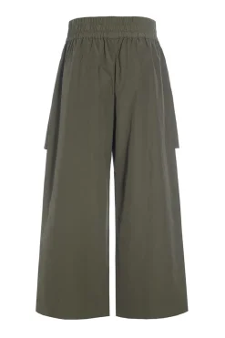 Bukser | Bukser<BITTE KAI RAND Fukkura poplin culotte bukser BLACK