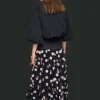 Jakker & Blazere<BITTE KAI RAND Fukkura poplin kort jakke BLACK