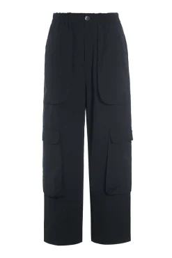 Bukser | Bukser<BITTE KAI RAND Fukkura poplin lommebukser BLACK