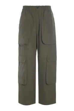 Bukser | Bukser<BITTE KAI RAND Fukkura poplin lommebukser BLACK