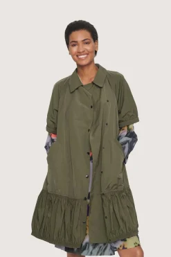 Kjoler<BITTE KAI RAND Fukkura poplin skjortekjole BLACK