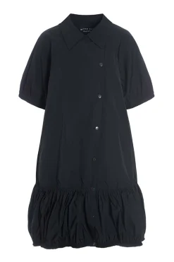 Kjoler<BITTE KAI RAND Fukkura poplin skjortekjole BLACK