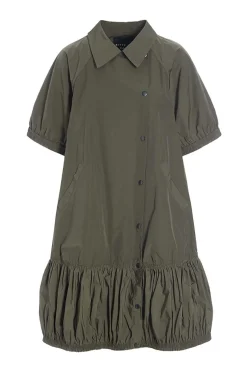 Kjoler<BITTE KAI RAND Fukkura poplin skjortekjole BLACK