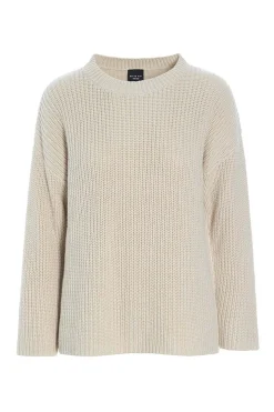 Strik | Strik<BITTE KAI RAND Gamine knit bluse BLACK