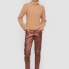 Bluser | Strik<BITTE KAI RAND Gamine knit højhalset bluse GREYMELANGE