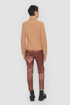 Bluser | Strik<BITTE KAI RAND Gamine knit højhalset bluse GREYMELANGE