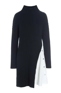 Bluser | Strik<BITTE KAI RAND Gamine knit lang bluse BLACK