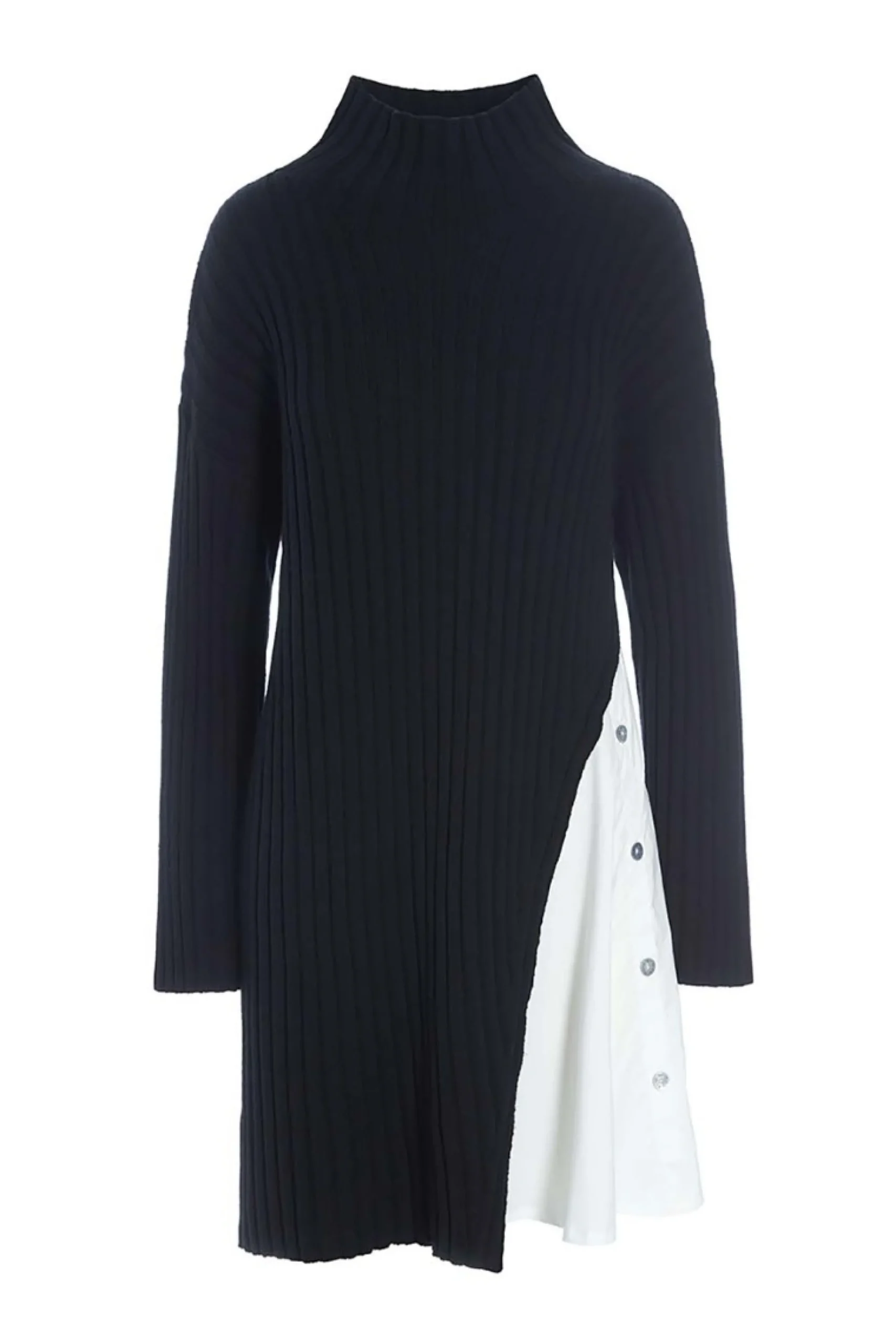 Bluser | Strik<BITTE KAI RAND Gamine knit lang bluse BLACK
