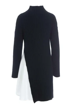 Bluser | Strik<BITTE KAI RAND Gamine knit lang bluse BLACK