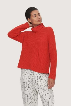 Bluser | Strik<BITTE KAI RAND Gamine knit rullekrave sweater BLACK