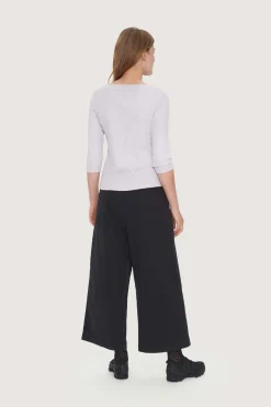 Bluser<BITTE KAI RAND Globe rib bluse BLACK