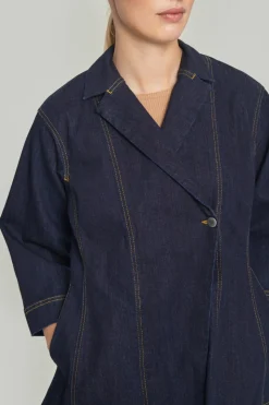 Bluser<BITTE KAI RAND Globe rib bluse med 3/4 ærme CHOCOLATECHIP