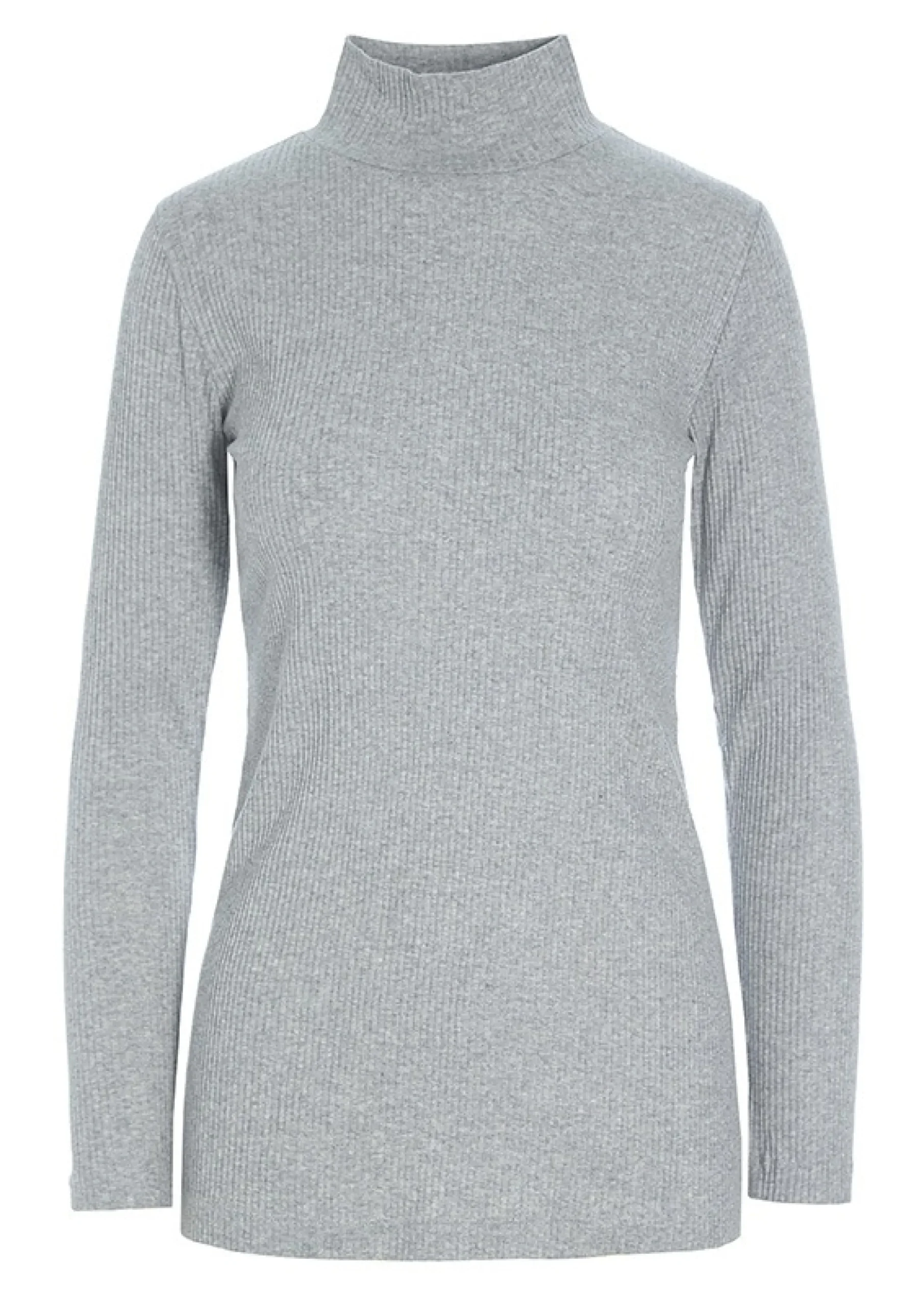 Bluser<BITTE KAI RAND Globe rib højhalset bluse CARAMEL