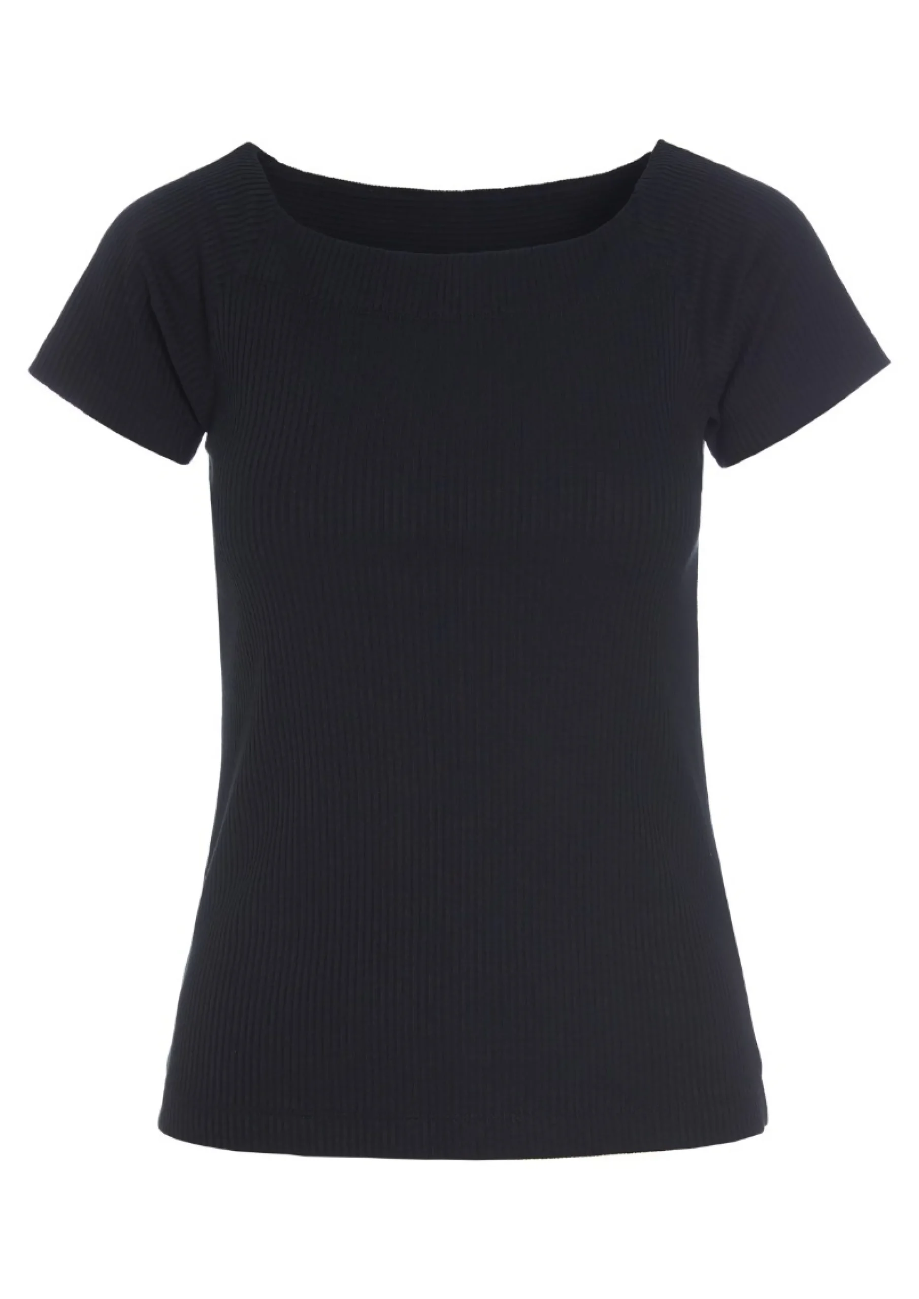 T-shirts & Toppe<BITTE KAI RAND Globe rib t-shirt CHOCOLATECHIP