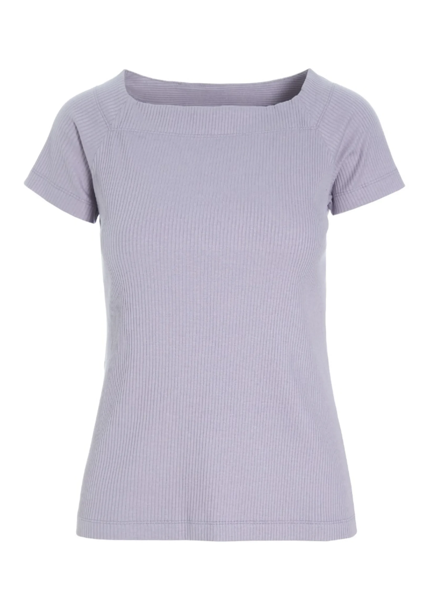 T-shirts & Toppe<BITTE KAI RAND Globe rib t-shirt CHOCOLATECHIP