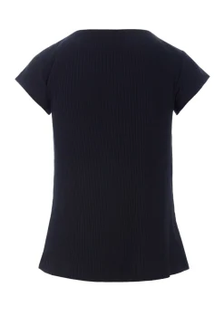 T-shirts & Toppe | Bluser<BITTE KAI RAND Globe rib t-shirt CHOCOLATECHIP