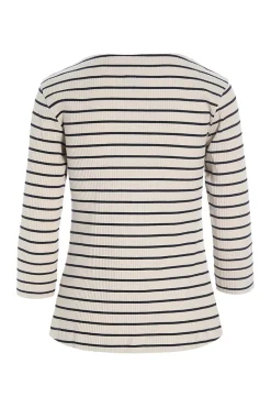 Bluser<BITTE KAI RAND Globe stripe bluse BLACK/IVORYSTRIPE