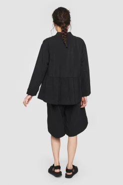 Shorts<BITTE KAI RAND Hakone doubleweave shorts ANTHRACITE