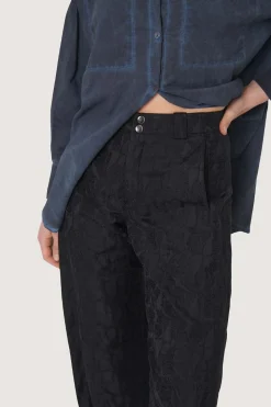 Bukser | Bukser<BITTE KAI RAND Jacquard stretch bukser BLACK