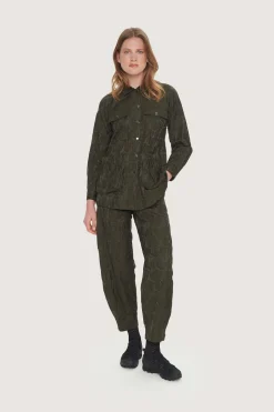 Bukser | Bukser<BITTE KAI RAND Jacquard stretch bukser BLACK