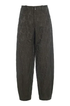Bukser | Bukser<BITTE KAI RAND Jacquard stretch bukser BLACK