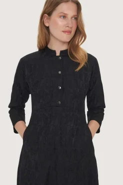 Kjoler<BITTE KAI RAND Jacquard stretch kjole BLACK